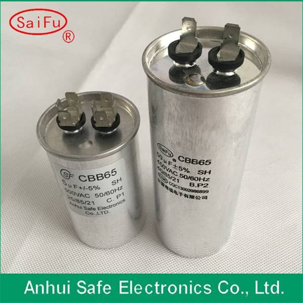 Gold supplier high quality power capacitor cbb65 sh capacito